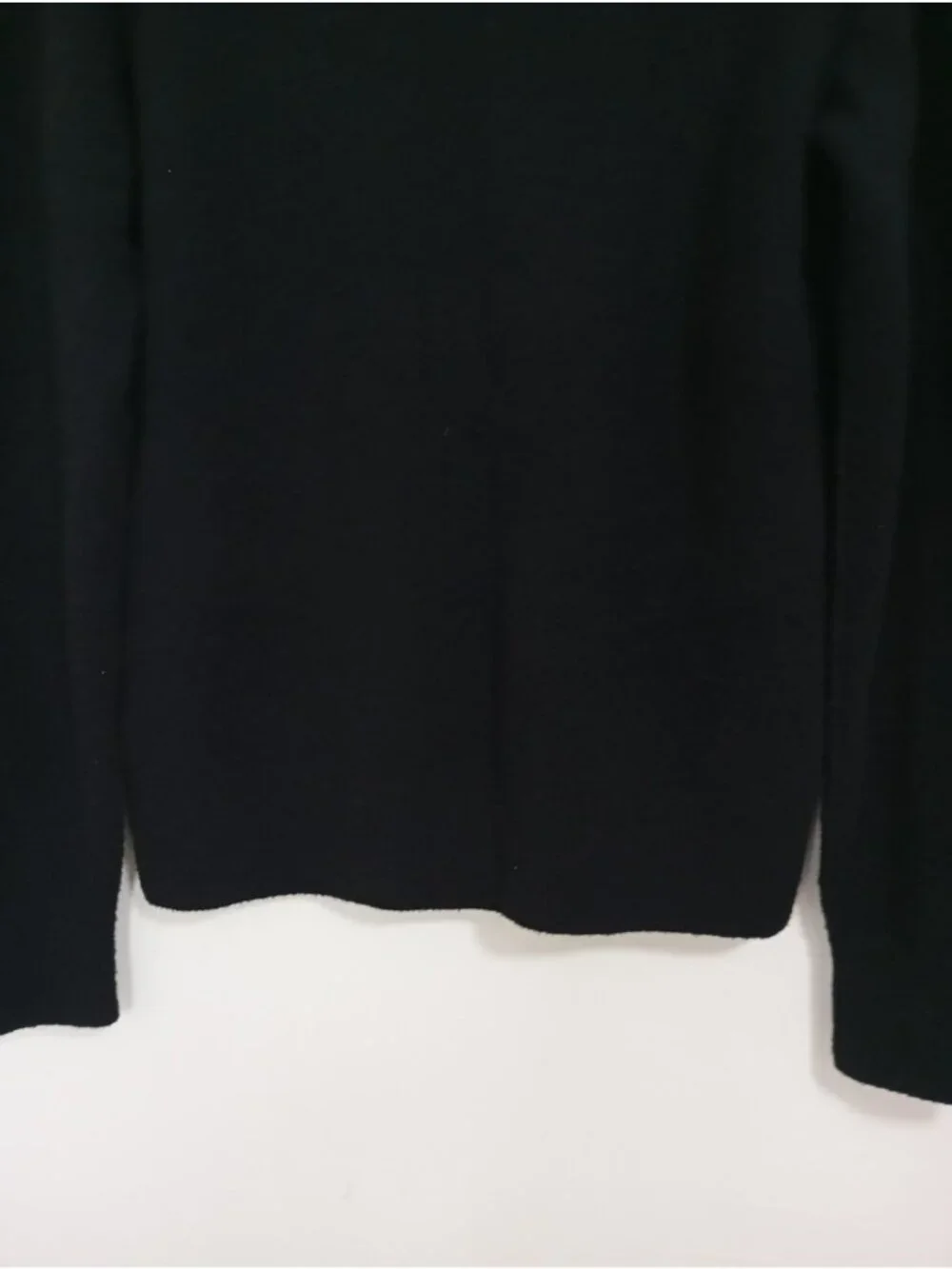 AllSaints Black Crewneck Sweater Mens Large Viscose Wool Blend